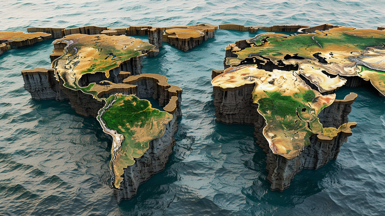 ¿Qué hipótesis explica la separacion del continente americano de Europa y África?